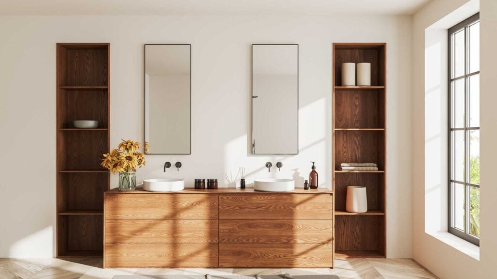 melbourne double vanity bathroom