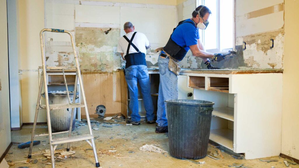 steps in a kitchen renovation